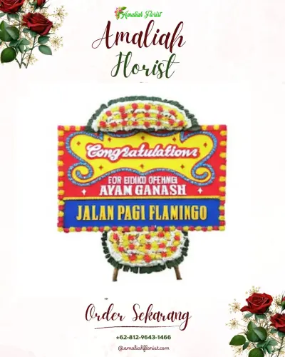 Bunga Papan Congratulation di Gunung Jati